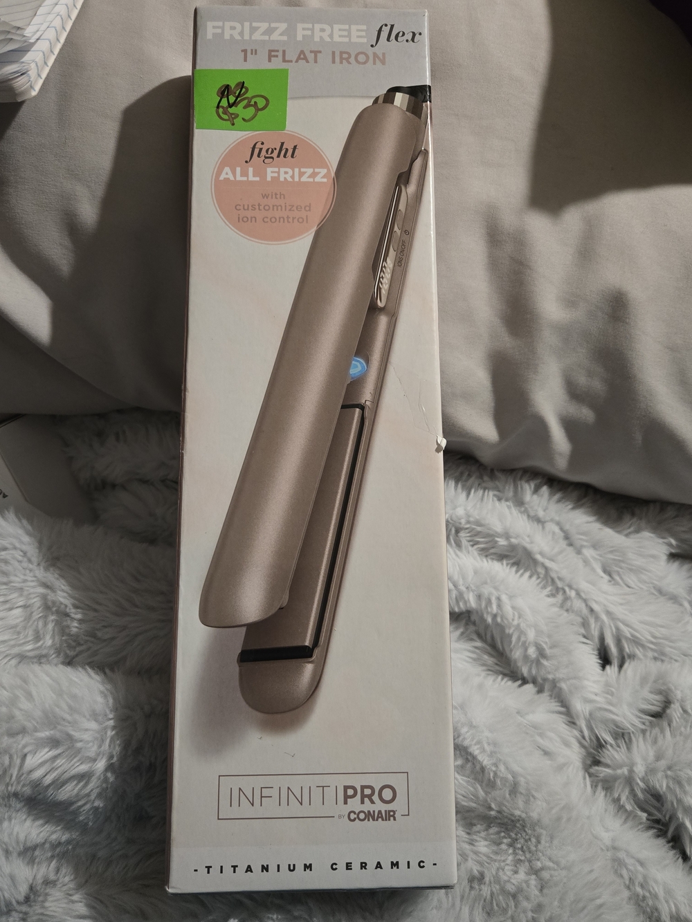InfinitiPRO by Conair 1" Frizz Free Flat Iron - Rose Gold